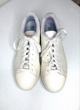 Adidas Women's Advantage Sneakers Sz 11 Leopard Print Heel Tab Tennis Pickleball